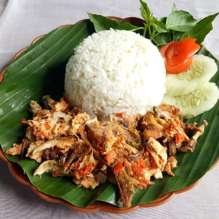 Nasi Uduk Komplit menu Warung Makan Pak Imam, Pogung Kidul