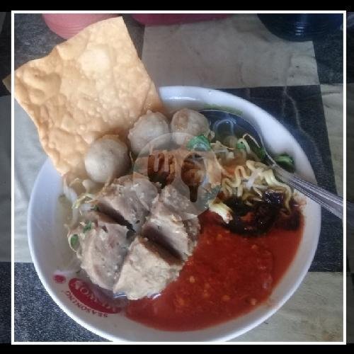 Mie Baso Urat + Kecil 3. menu Bakso Urat & Mie Ayam Wongsolo, Cisaranten Kulon
