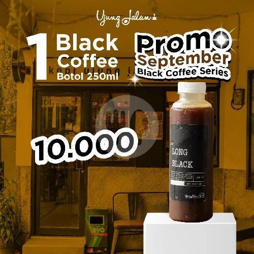 Black Coffee Botol 250Ml menu Kopi Ujung Jalan, Guntur