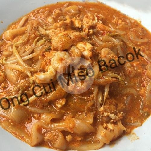 Mie Sua Kuah Pare menu Ong Cui (Miso Bacok) Khas Bagan, Teluk Gong