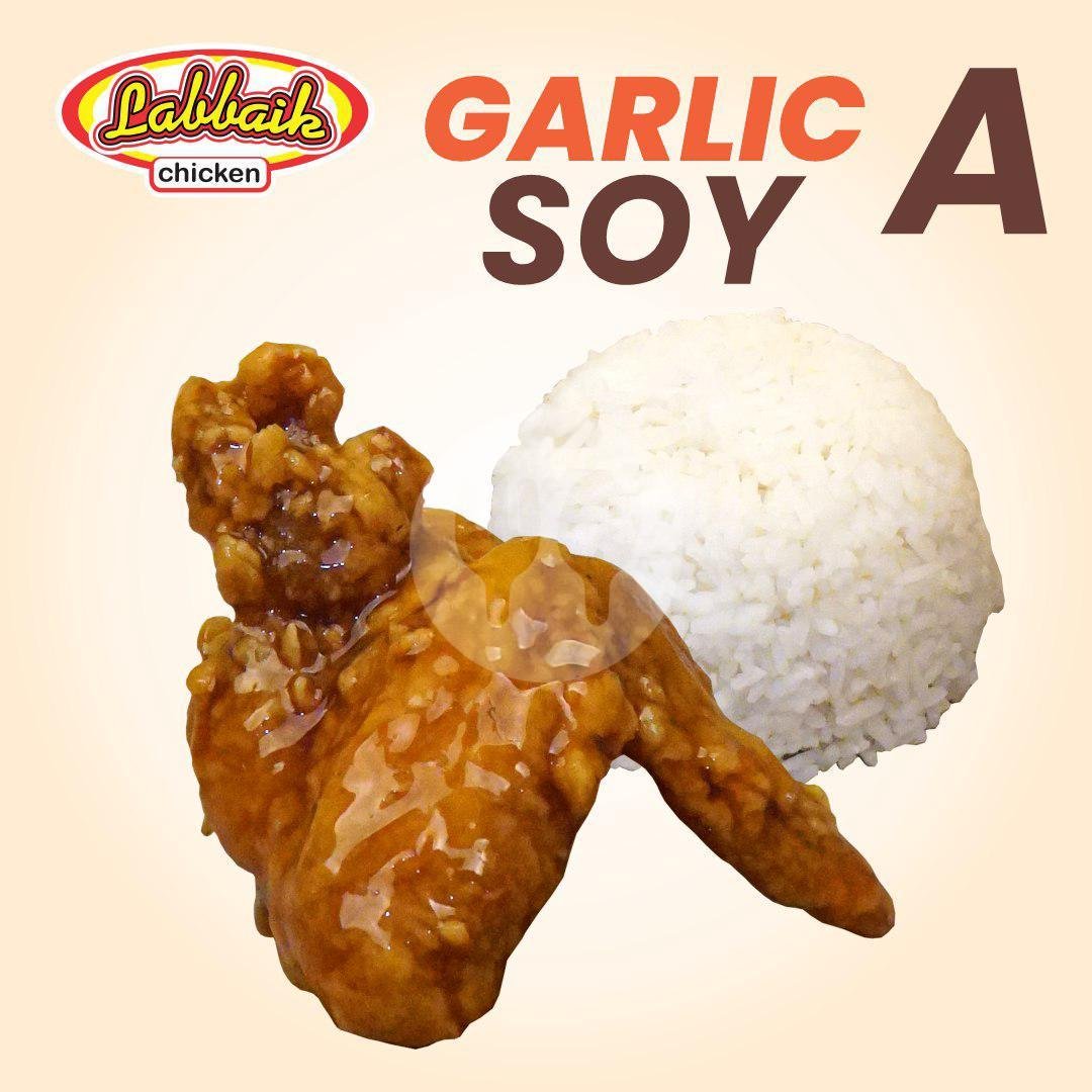 Garlic Soy B menu Labbaik Chicken Antapani, Kuningan Raya