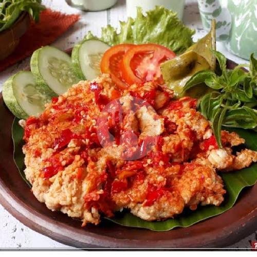 Nasi Putih menu Ayam Bakar & Goreng Veranica, Cisaat