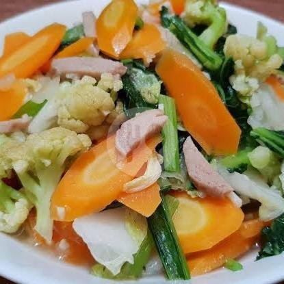 cap cay seafood kuah/goreng menu nasi Gila komeng 724 haji naman