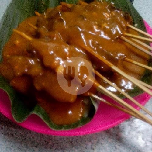 Sate Padang 1 / 2 Porsi + Ketupat menu Sate Padang Rizki, Cisaranten Kulon