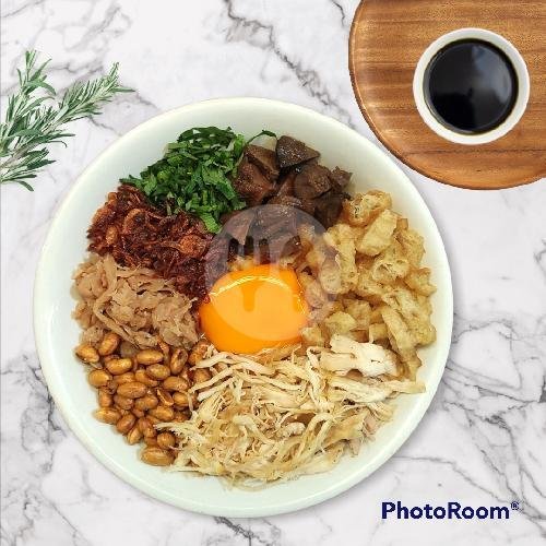 Bubur Ayam Hongkong (Kemasan Thinwall / Box Plastik) menu Bubur Ayam Benteng Sinpasa, Bekasi Utara