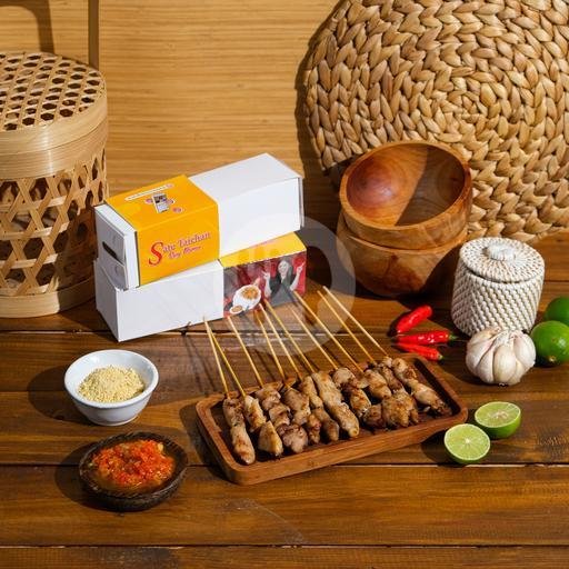 Sate Daging Telur Gulung / tusuk menu Sate Taichan Bang Maman Sunter