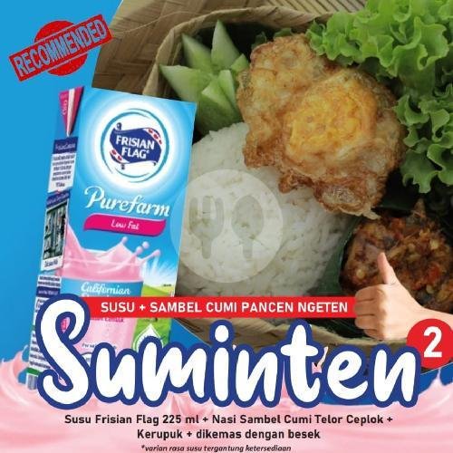 Sambat 4 (darbe) menu Boss Cumi (Nasi Sambel Cumi Pedas), Tamantirto