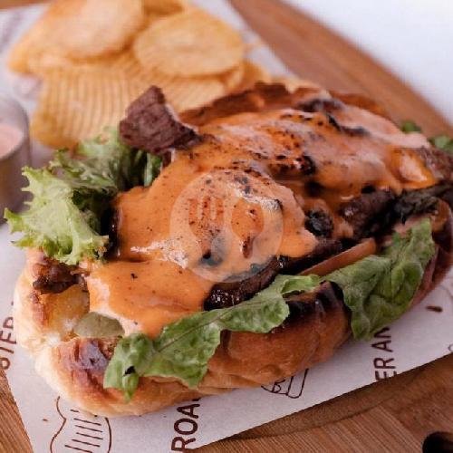 Smoked Wagyu Sandwich menu Roaster and Bear, P. Mangkubumi