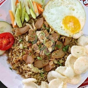 Nasgor Special Garuda menu Nasi Goreng Garuda, Kutisari Utara