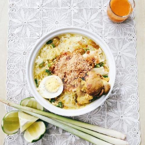 Nasi Putih menu Soto Ayam Ambengan Mama Iyus, Ulujami Raya No 1
