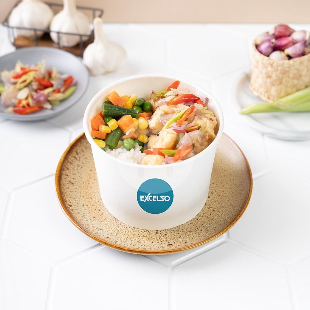 Dory Sambal Mbe Rice Bowl menu Excelso Coffee, Marvel City