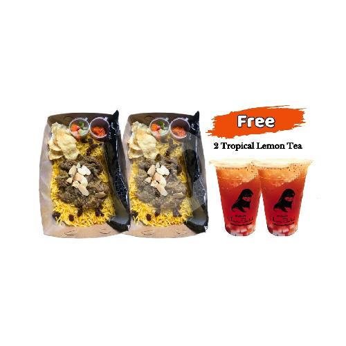 2 Box Kebuli (Ayam Dan Sapi) Free 1 Box Kebuli Telur menu Kebuli Ummi Berkah, Mandar Bintaro