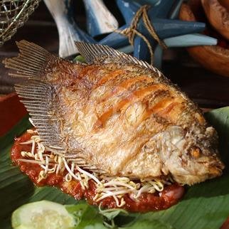 Gurami Asam Manis menu Festival Dermaga Kuliner, Malang