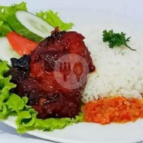 Nasi + Ayam Goreng menu Penyetan Pak Kebo 2, Kranggan 1 Jogotirto Berbah