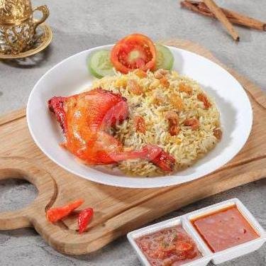 Sate Kambing Muda menu Restoran Almukalla Mandi Laham, Condet