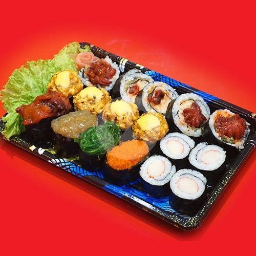 Mini Platter Favorit menu Ramen n' Sushi Box PGC, Mayjen Sutoyo