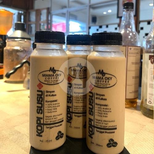 Es Kopi Susu Gula Aren ( Botol 250ml) menu Seafood Pempek Mama Oky, Bandar Damar