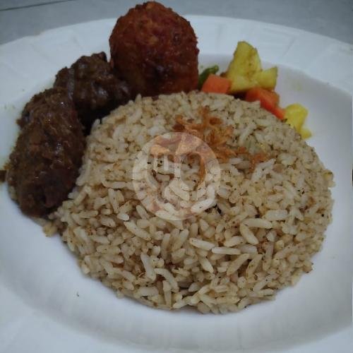 Nasi Kebuli Daging Telor menu Zahra Nasi Kebuli Dan Nasi Tomat, Pekalongan