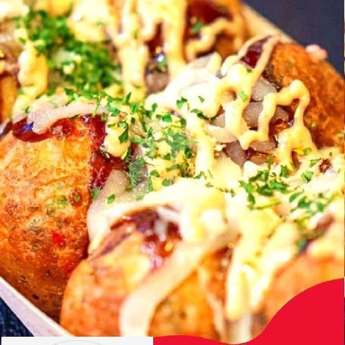 Baru Okonomiyaki Sambel Ijo menu Djoeragan Takoyaki, Slawi