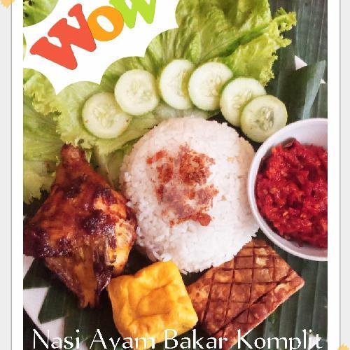 Paket Nasi Kotak Ayam Bakar Komplit Gratis Air Cup menu Ayam Goreng & Bakar Bumbu Lengkuas Pak Imam, Lembang