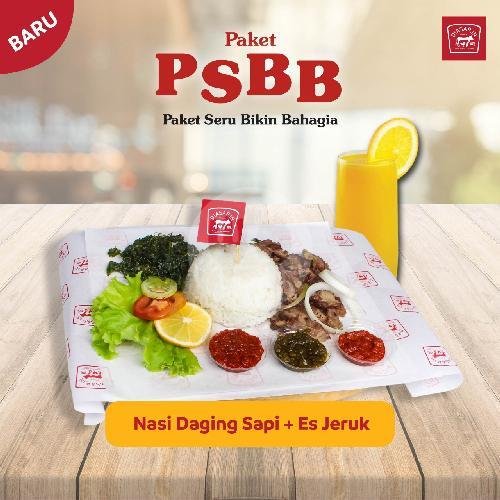 PSBB Nasi Ayam Asap menu Diasapin, Ciwastra