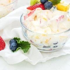 Salad Buah 400 ML Dengan Topping Keju menu Es Sop Buah & Juice Azzami, Kebon Mangga