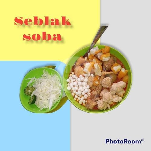 campur ceker menu Seblak Soba, Padakembang