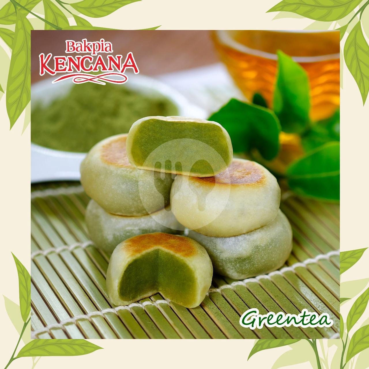 Bakpia Kencana Green Tea menu Bakpia Kencana, Ambarketawang