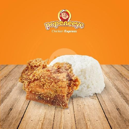 Nasi Putih menu Popeneeye Chicken Express, Colomadu