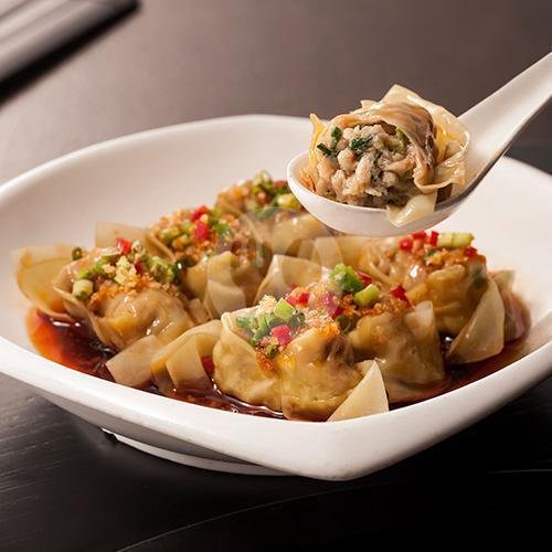 Steamed Dimsum: Pangsit Babi Pedas menu Paradise Dynasty, Central Park