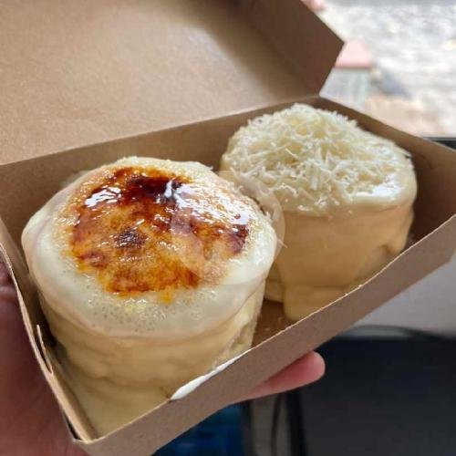 Souffle 1 (1 Box Isi 2pcs) menu Gan-Ghan Japanese Souffle Pancake, Kebonsari Kulon