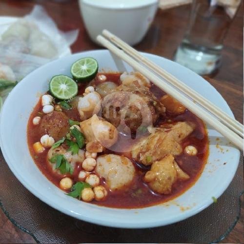 Baso Urat Aci Spesial menu Kedai Nissaku, Rancamaya