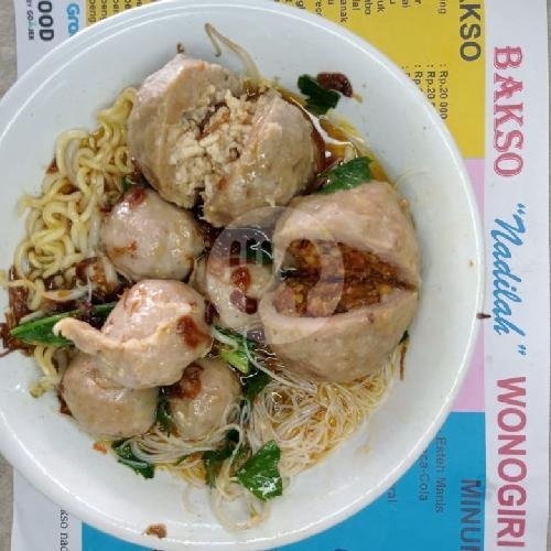 Bakso Cingyam Telor menu Bakso NADILLAH wonogiri, Hotel Pinangsia