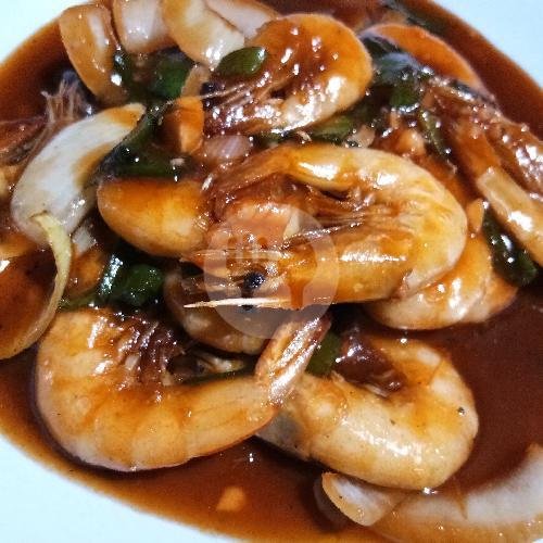 Udang Saos Tiram menu Citra Seafood, Pangeran Antasari