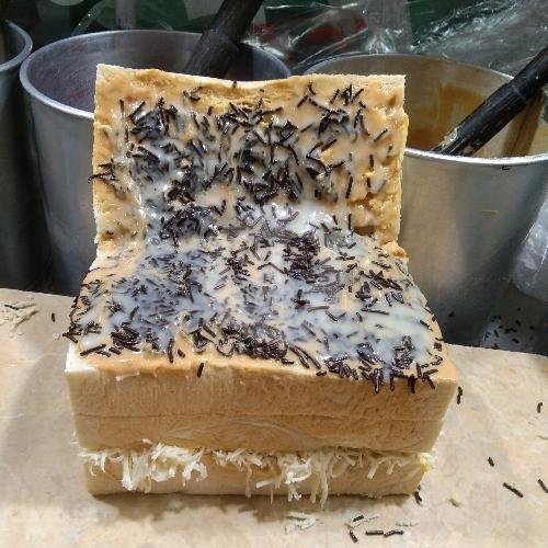 Roti Kasino,   Full Keju Susu menu Roti Bakar Halteu Dua - Margahayu Kopo