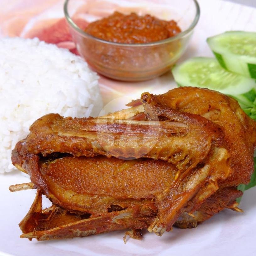 Dada Bebek Goreng menu Bebek Goreng Sri Lestari, Polehan