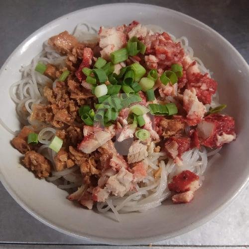 Bihun Rebus Pangsit menu Bakmi Keriting ATU Pematang Siantar, Muara Karang
