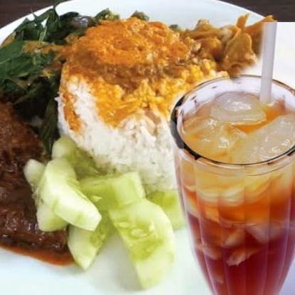 Nasi Ikan Kembung Bakar menu Nasi Padang RM Pondok Sari Jaya, Kamal Raya