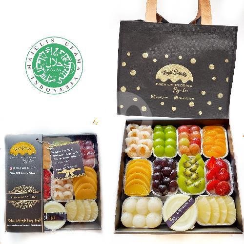 Assorted Fruits Pudding Mini 10 Cups menu Royal Salad & Pudding, Parasamya