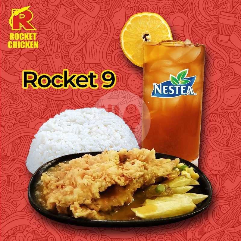 Rocket 10 menu Rocket Chicken, Tlogomas