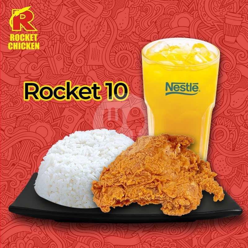 Rocket 1 menu Rocket Chicken, Tlogomas