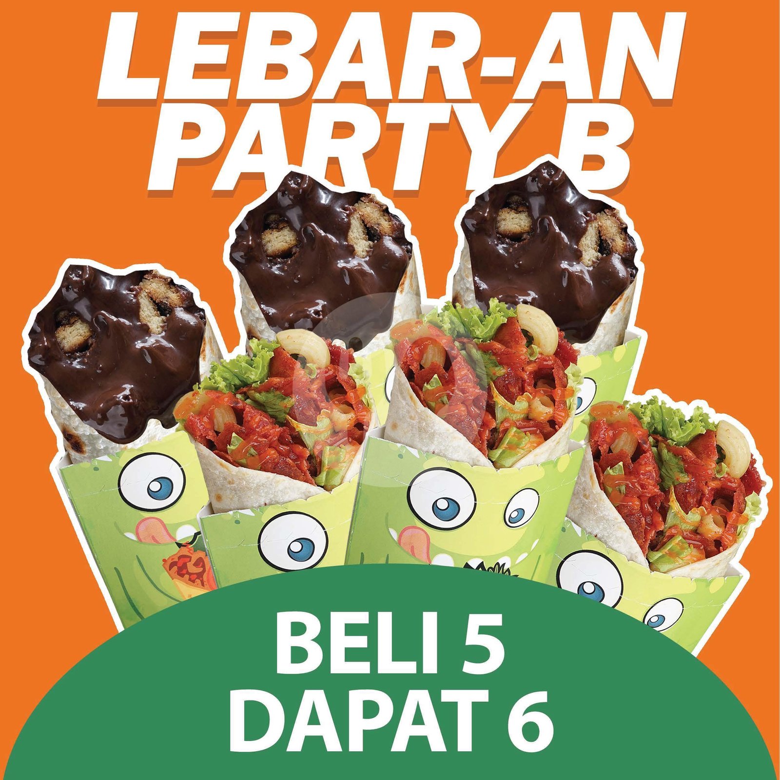 Sultan Lebaran A menu Kebab Monster, Swasembada Barat