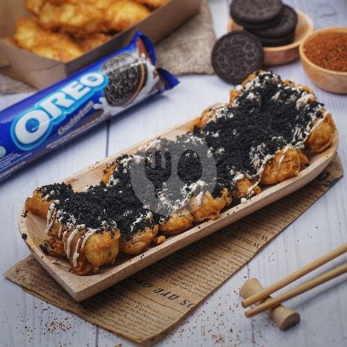 Pisang Keju Red Velvet menu Pisang Keju Sri Rejeki, Sumbersari