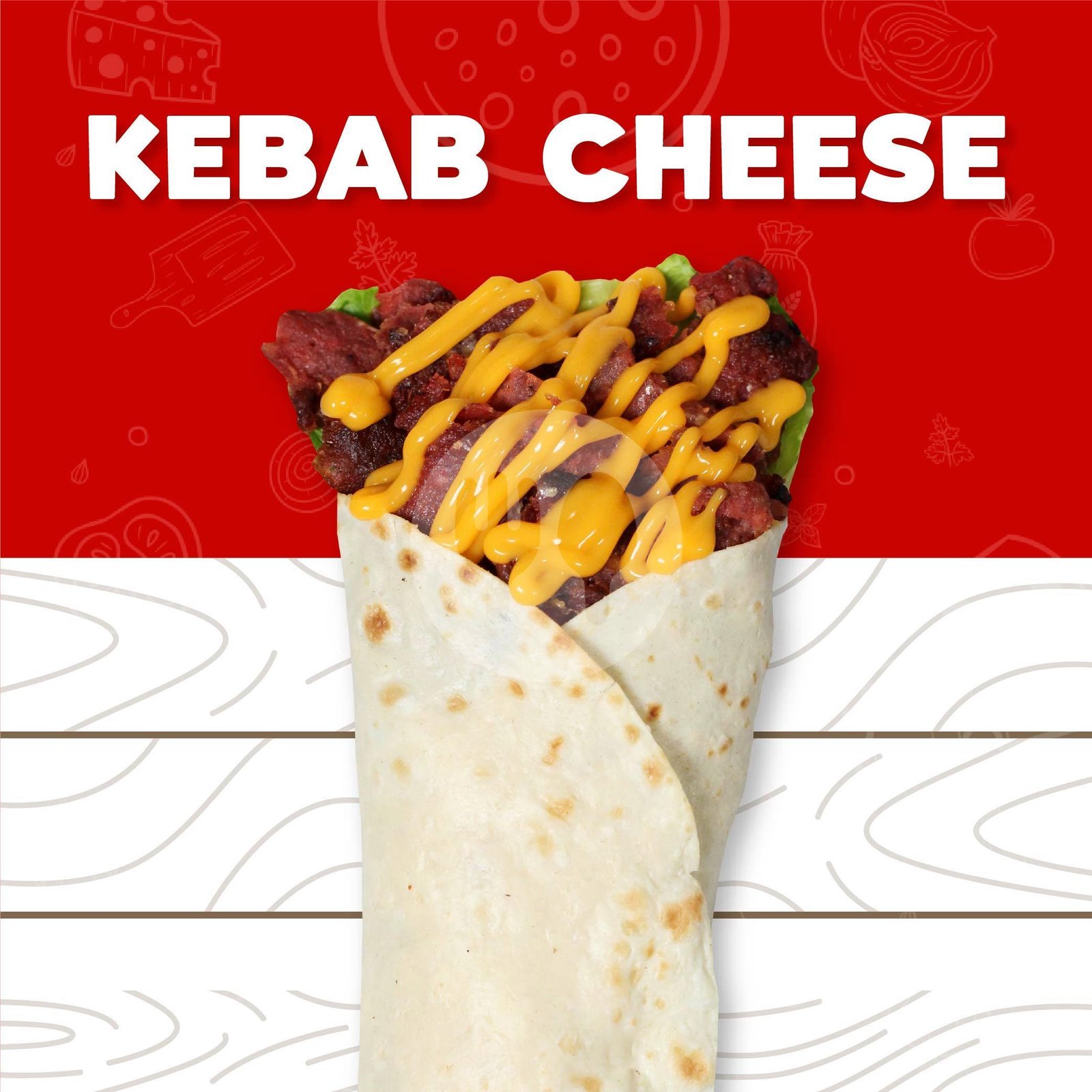 Kebab Big Cheese menu Kebab Alibaba Kaliabang Nangka, Bekasi Utara