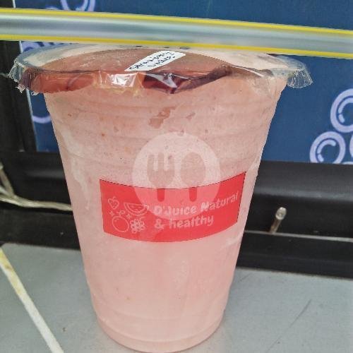 Strawberry Mix Lychee menu Djuice Tropodo Tamasa, Waru
