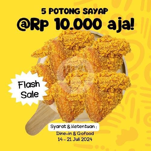 Paket 5 Chicken Wings menu Ayam Kordoba, Kemang