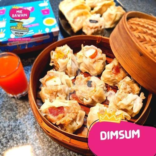 Mie Ayam Spesial Bangka (Pakai Kuah) menu Mie Ayam Bawain, Kayuringin