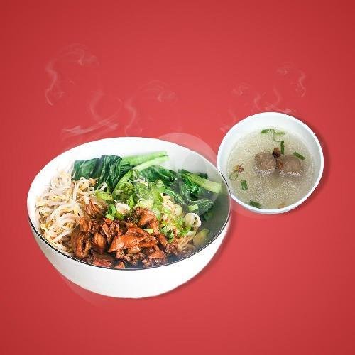 Mie Ayam Jamur Biasa menu Mie Ayam Bangka M Yusuf, Nusa Indah Raya
