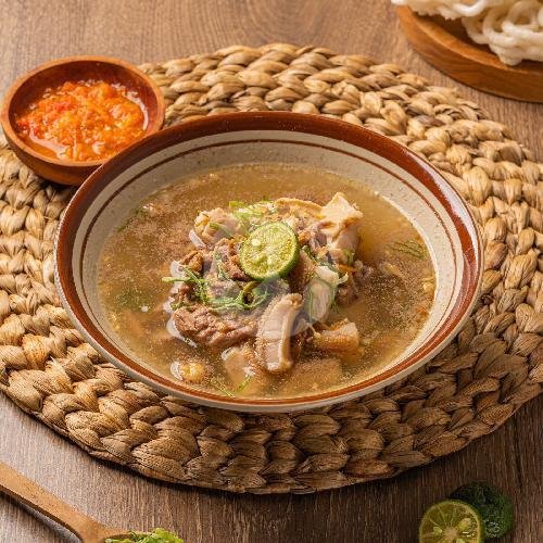 Soto Sapi Campur menu Soto Sapi H. DIDI Empang Banli, KHZ. Mustofa