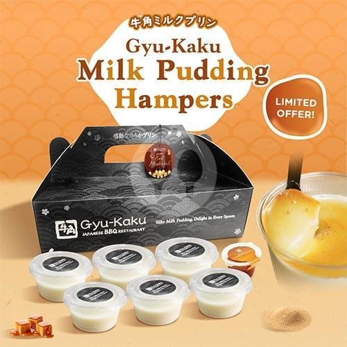 Gyu- Kaku Milk Pudding Hampers (Isi 6Pcs) menu Gyu-Kaku, Citywalk Sudirman